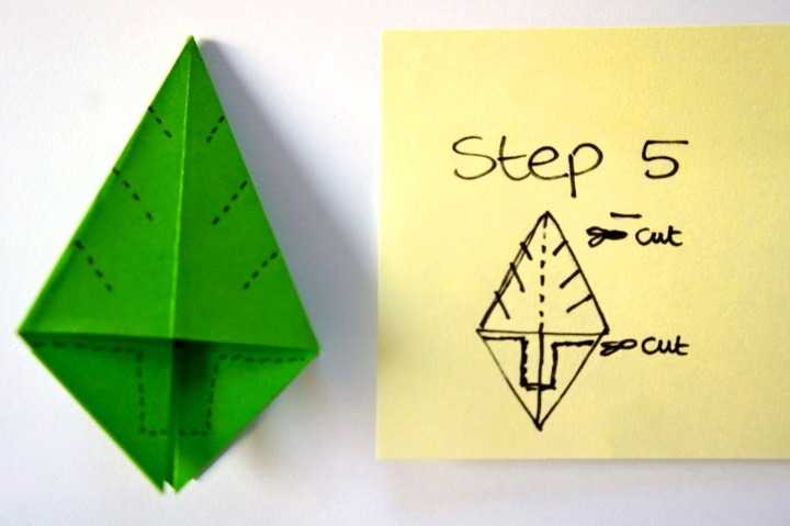 Оригами елка: поэтапное описание как делается модульная объемная елка
