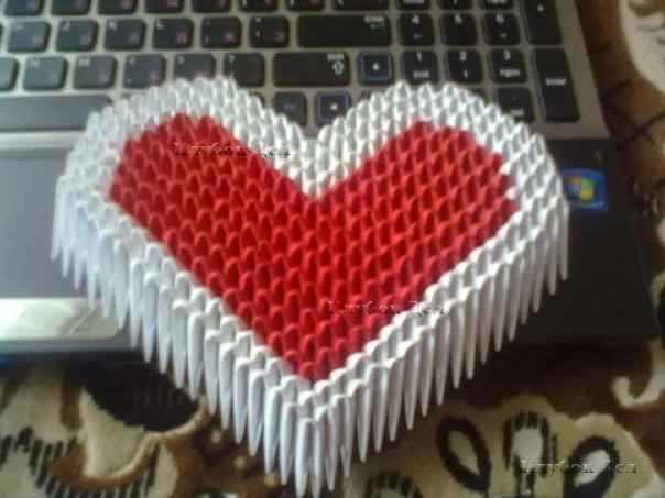ᐉ оригами. закладка ко дню влюбленных «сердце». - sssr-master.ru