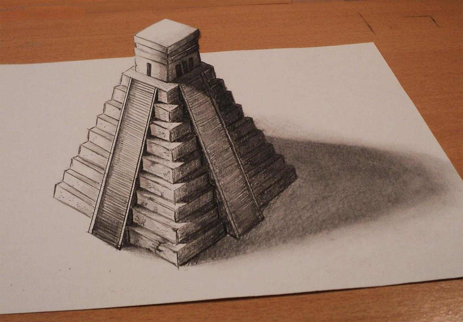 Как нарисовать пирамиды карандашом поэтапно. как научиться рисовать египетские пирамиды поэтапно