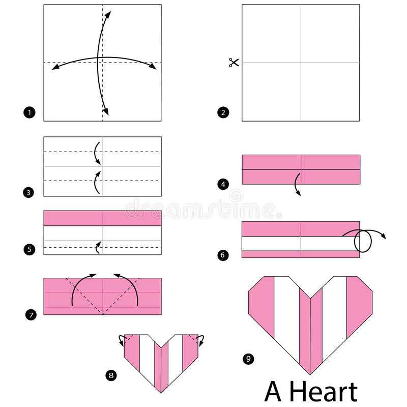 Сердце оригами (15 способов сложить сердце из бумаги). | семейная кучка