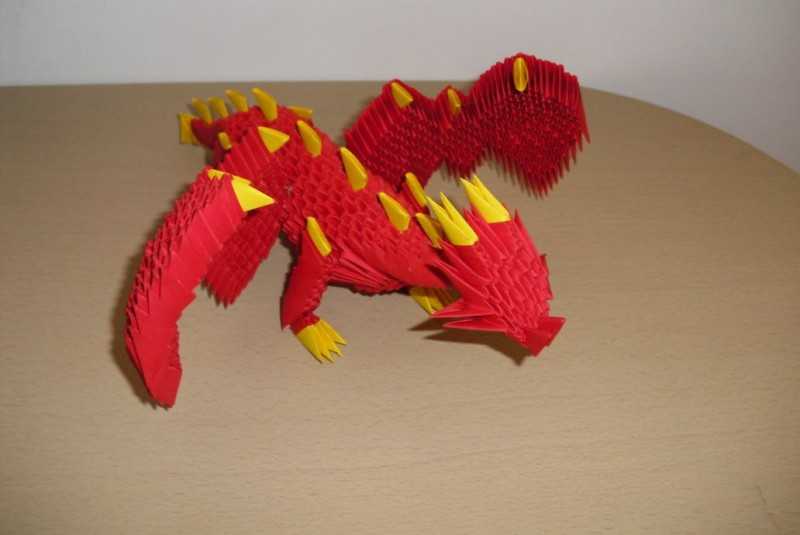 Как сделать дракона из бумаги – уроки и описание техники модульного оригами (инструкция + видео)