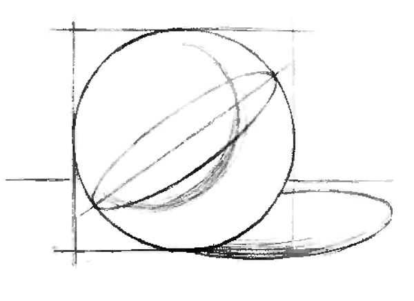 Как рисовать шар карандашом поэтапно академический рисунок объемно