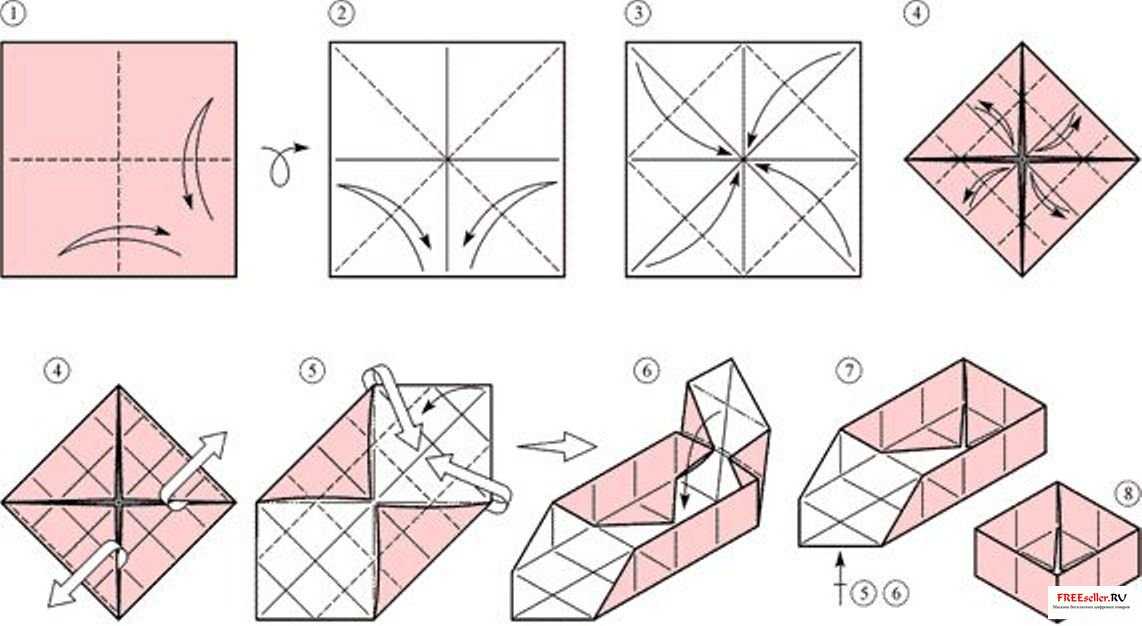 Конфетница-оригами