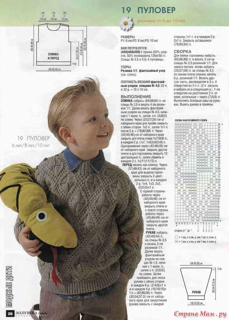 Вяжем спицами кофту для мальчика, подборка описаний