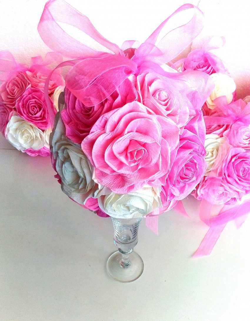 Розы своими руками из бумаги, атласных лент и органзы для начинающих: мастер-класс с фото пошагово, как сделать розы
