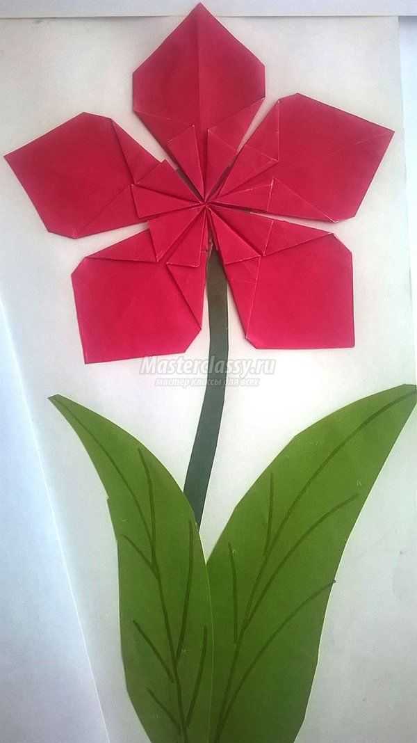 Оригами цветы из бумаги своими руками для начинающих и детей