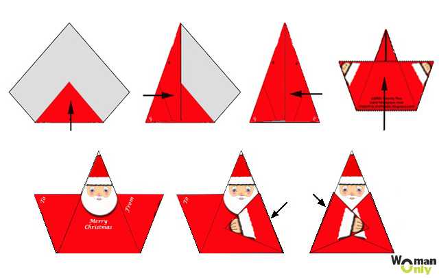 Делаем поделки-оригами на новый год: мастер-классы