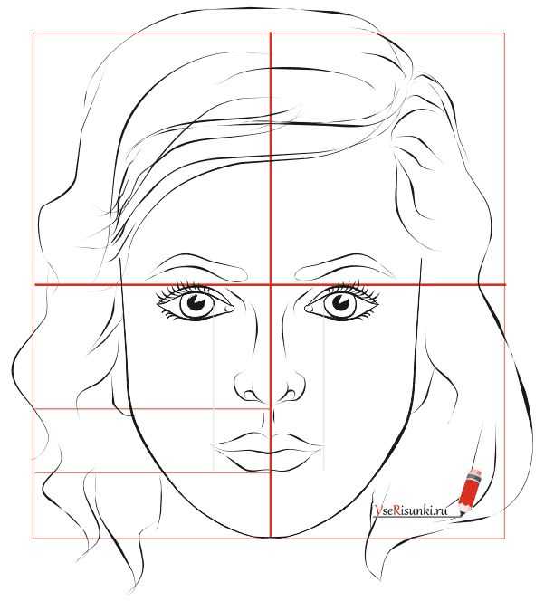 Как нарисовать женское лицо – портрет девушки карандашом поэтапно для начинающих — артист-ойл