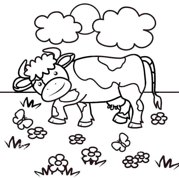 Конспект занятия по рисованию «домашнее животное — корова» в подготовительной группе
