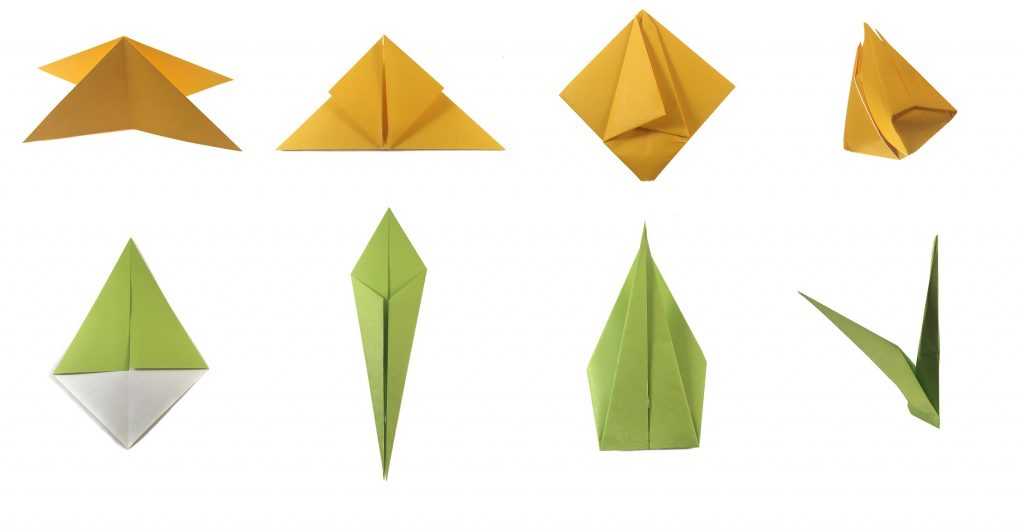 Оригами. тюльпан