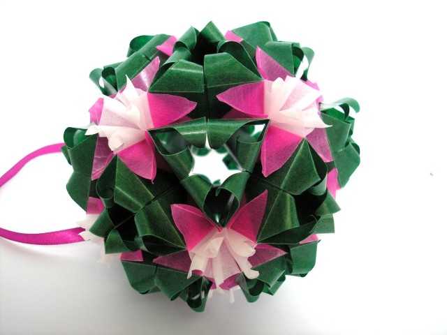 Кусудама оригами кусудамы бумага