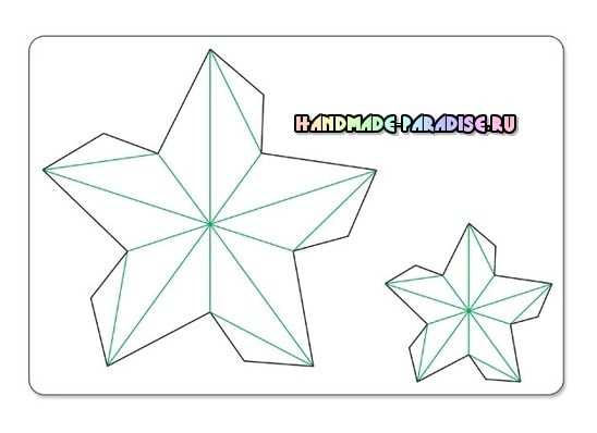 Как сделать объёмную звезду из бумаги и картона своими руками. шаблоны и схема для объемной звезды своими руками. как сделать объемную звезду в технике оригами