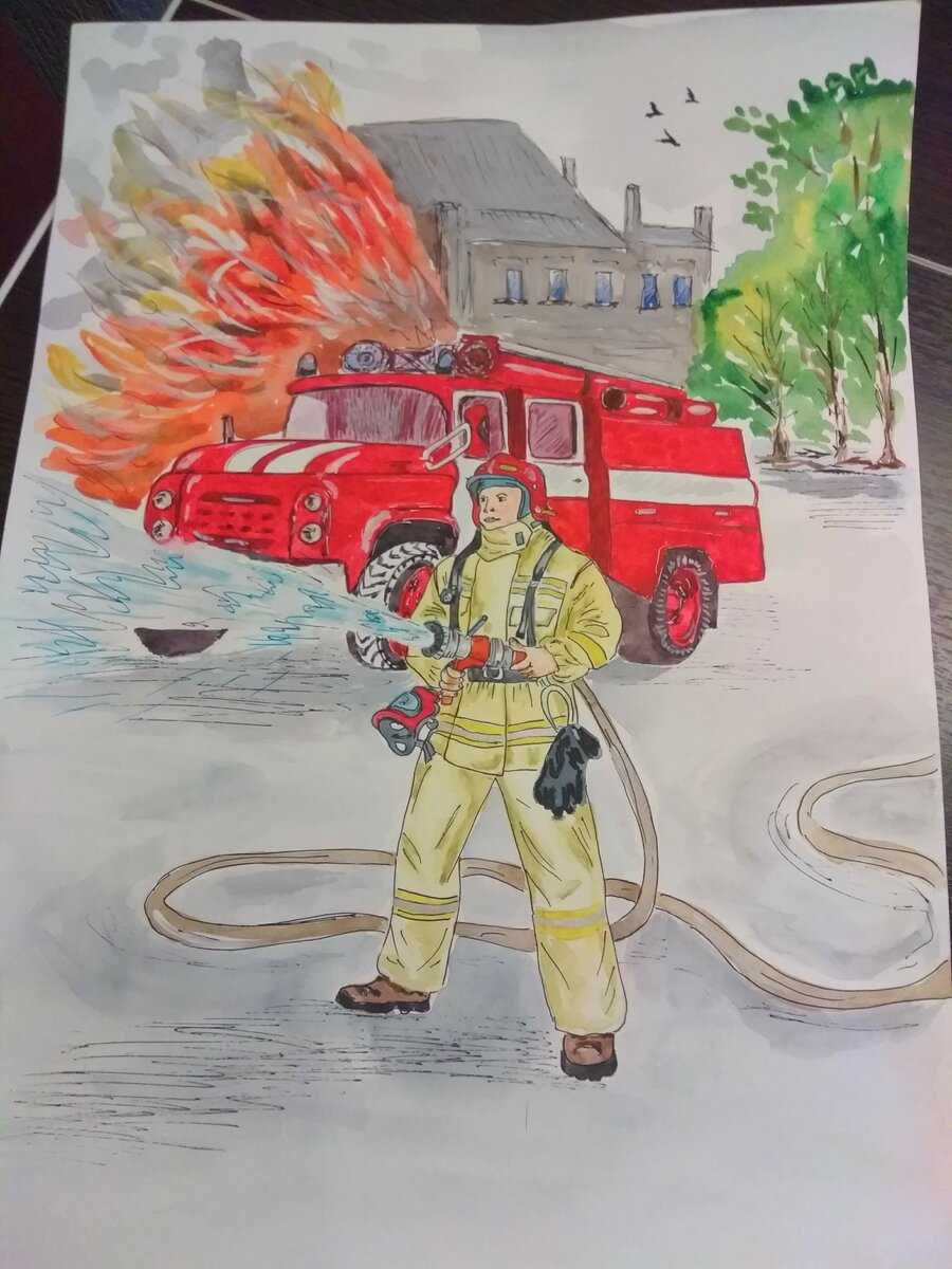 Конспект занятия по рисованию «пожарная машина» в подготовительной группе. воспитателям детских садов, школьным учителям и педагогам - маам.ру