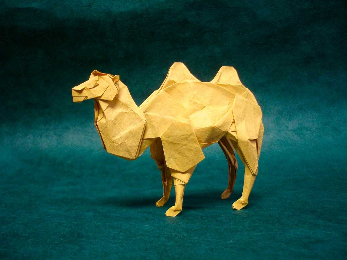 Простая модель верблюда оригами изготавливается из бумаги и не вызывает сложности если в процессе работы следовать схеме модели и подробным инструкциям размещенным в статье