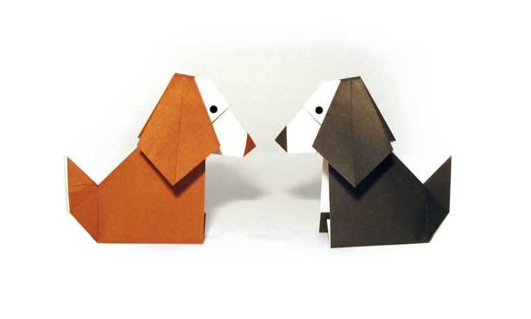 Оригами собака: 105 фото основных этапов создания стильной и красивой игрушки
