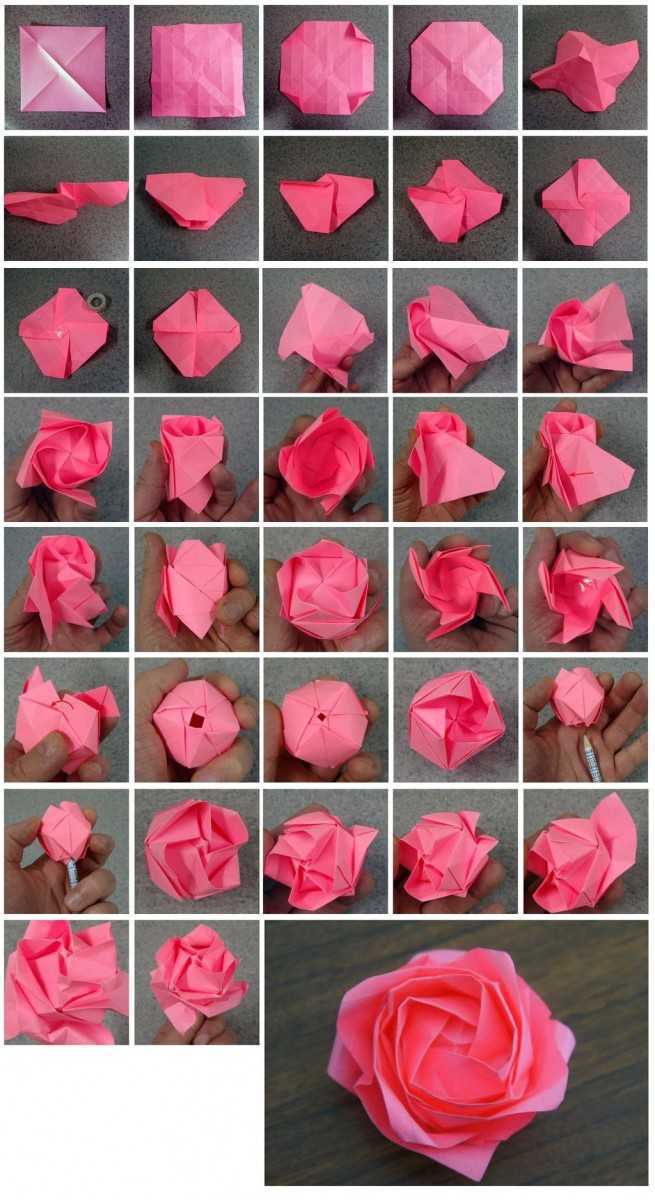 Цветы оригами из бумаги: схемы, шаблоны и описание как сделать своими руками бумажные цветы. 135 фото топ идей