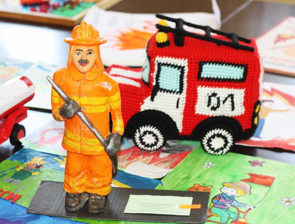 Поделки на тему «пожарная безопасность» для детей, рисунки, картинки с пожаром, огнем, костром, спичками, огнетушителем в детский садик и для школьников + фото