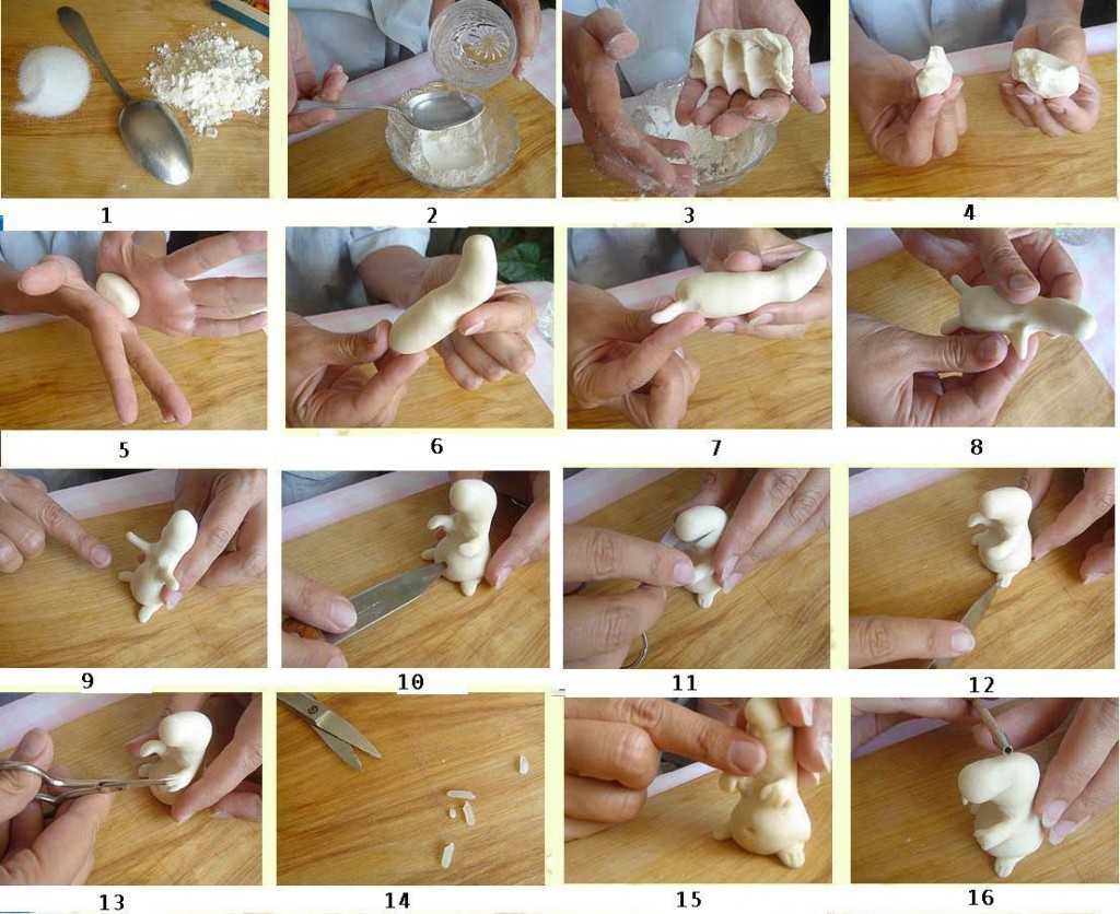 Поделки из соленого теста своими руками — 9 поделок для детей