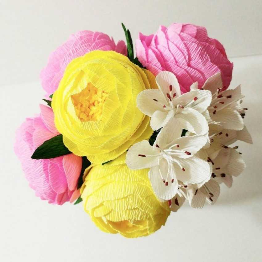 Цветы из салфеток своими руками - 12 оригинальных идей, инструкция и мастер-классы (фото)
