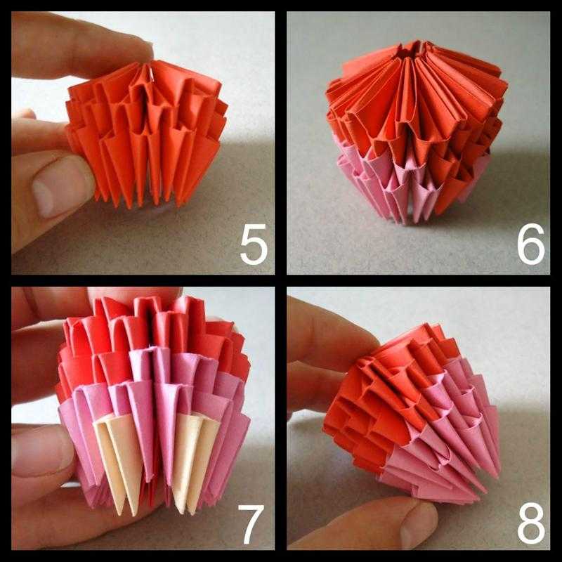 Предлагаю собрать вместе со мной клубнику из бумаги – оригами Оригами Клубника не очень сложно собирать