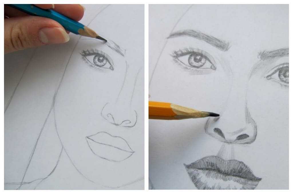 Как нарисовать девушку поэтапно карандашом (54 фото) - легкие мастер-классы для начинающих