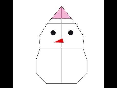 Снеговик оригами простой способ. снеговик из модулей оригами: пошаговая инструкция. мастер-класс по изготовлению модуля