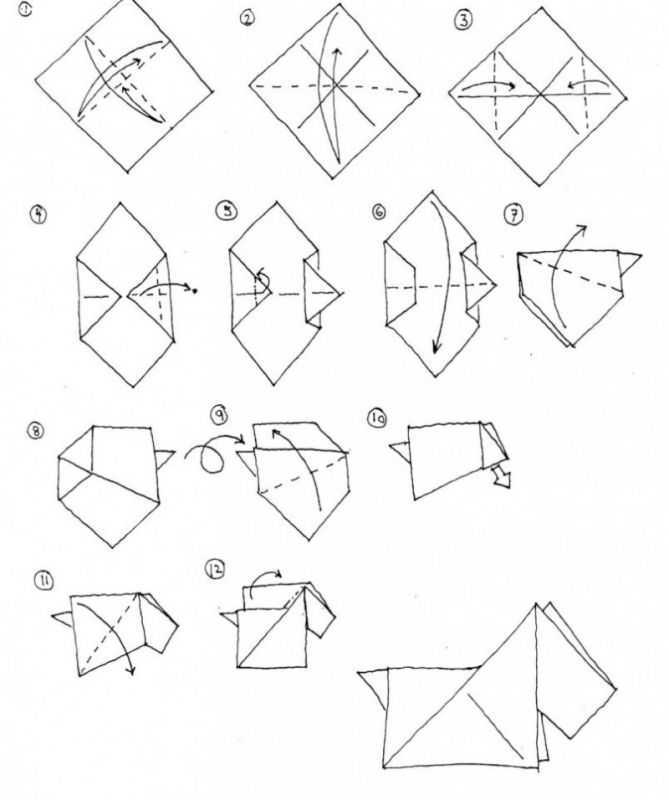 Картина из модулей-оригами