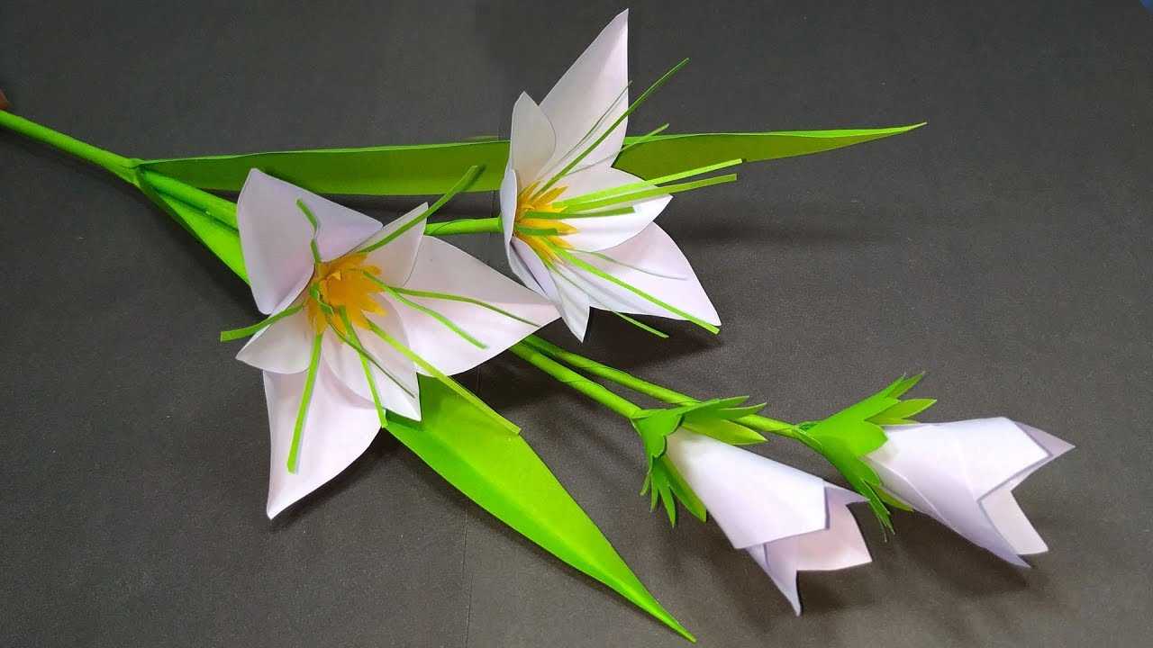 Лилия - модульное оригами | страна мастеров