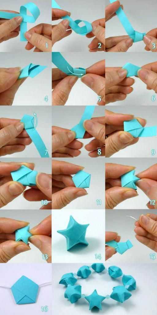 Оригами звезды и звездочки из бумаги своими руками, поделки, мастер класс, видео