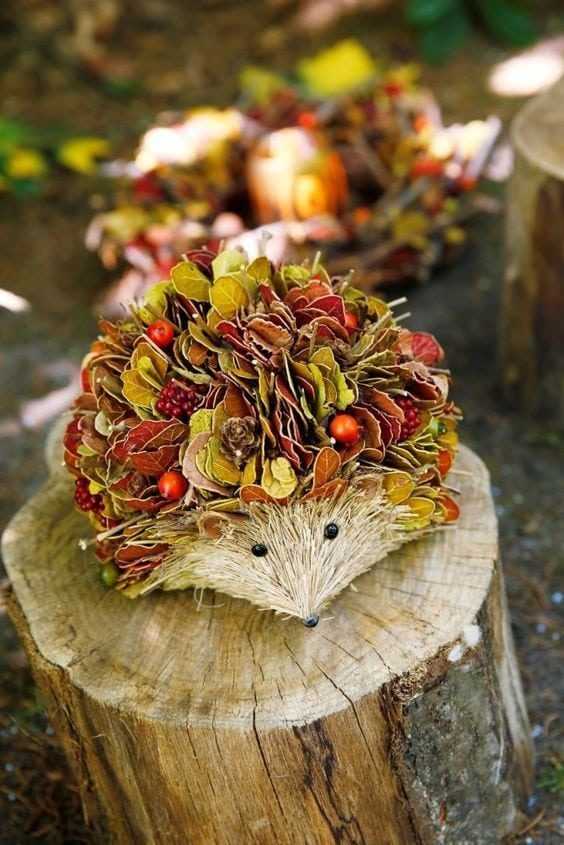 Осенний букет - 50 фото композиций из листьев и цветов.