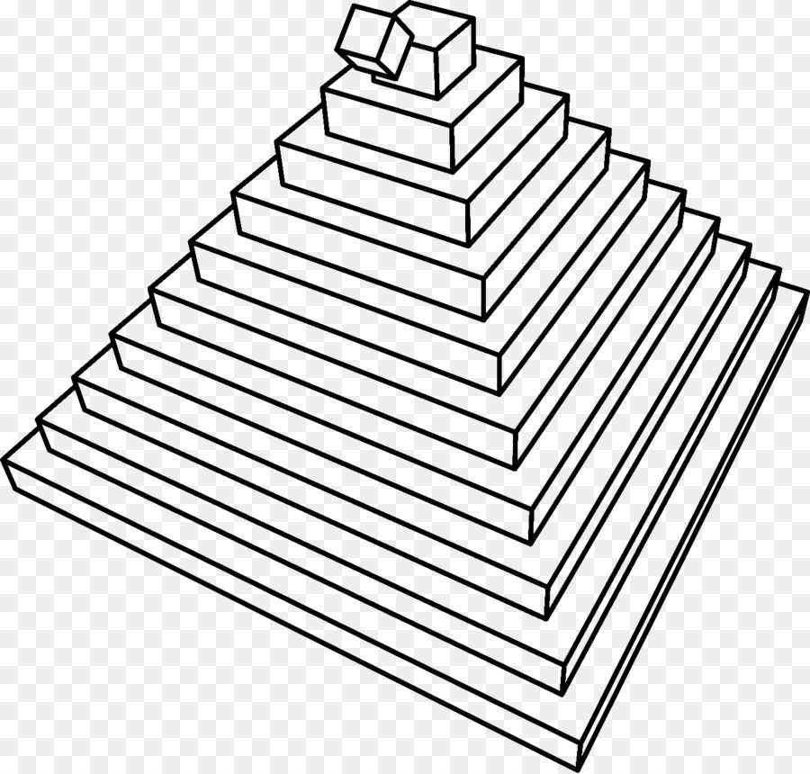 Как нарисовать пирамиду карандашом?