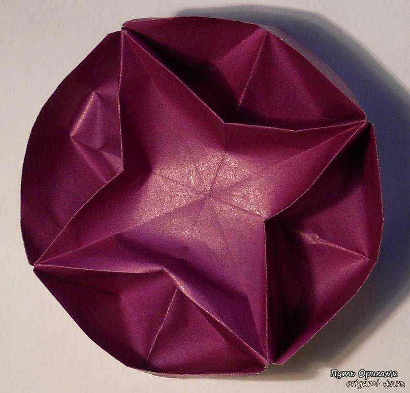 Оригами ваза из модулей: схема сборки пошагово с видеоуроком