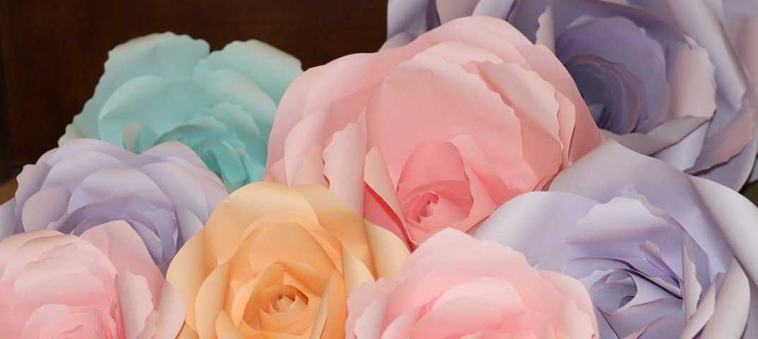 Цветы из бумаги своими руками: как легко и быстро изготовить бумажные цветы (100 фото и видео)