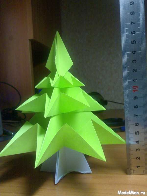 Оригами елка — схема создания и сборки модульной елки и советы по ее украшению (85 фото)