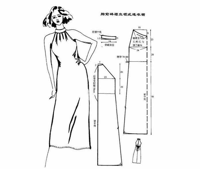 Выкройка-основа платья от анастасии корфиати