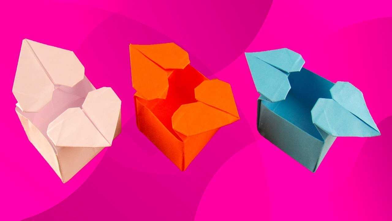 Как сделать сердечко из бумаги оригами — инструкция и схемы