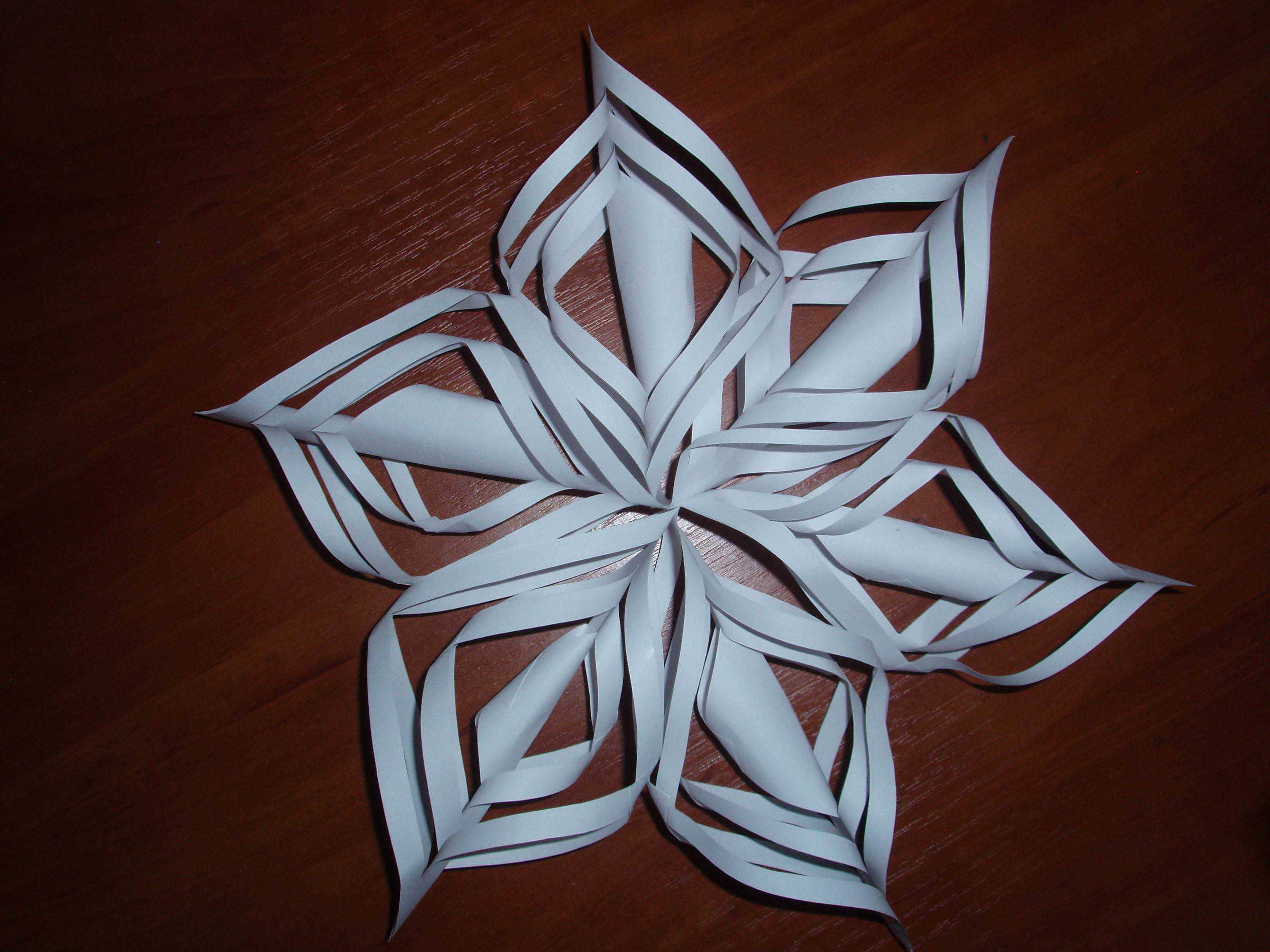 Мастер-класс новый год оригами китайское модульное снежинки из модулей +мини мк бумага