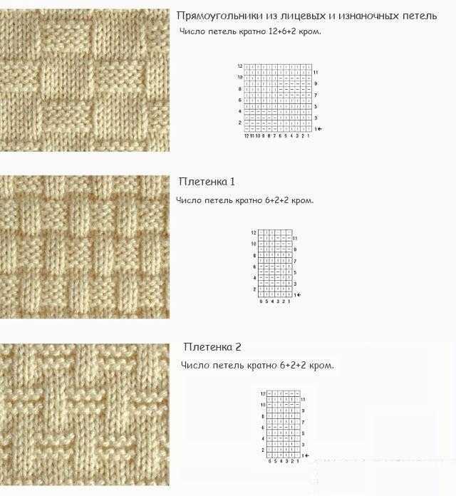 Двухцветные узоры спицами, больше 70 схем и описаний для вязания узоров!,  узоры для вязания спицами