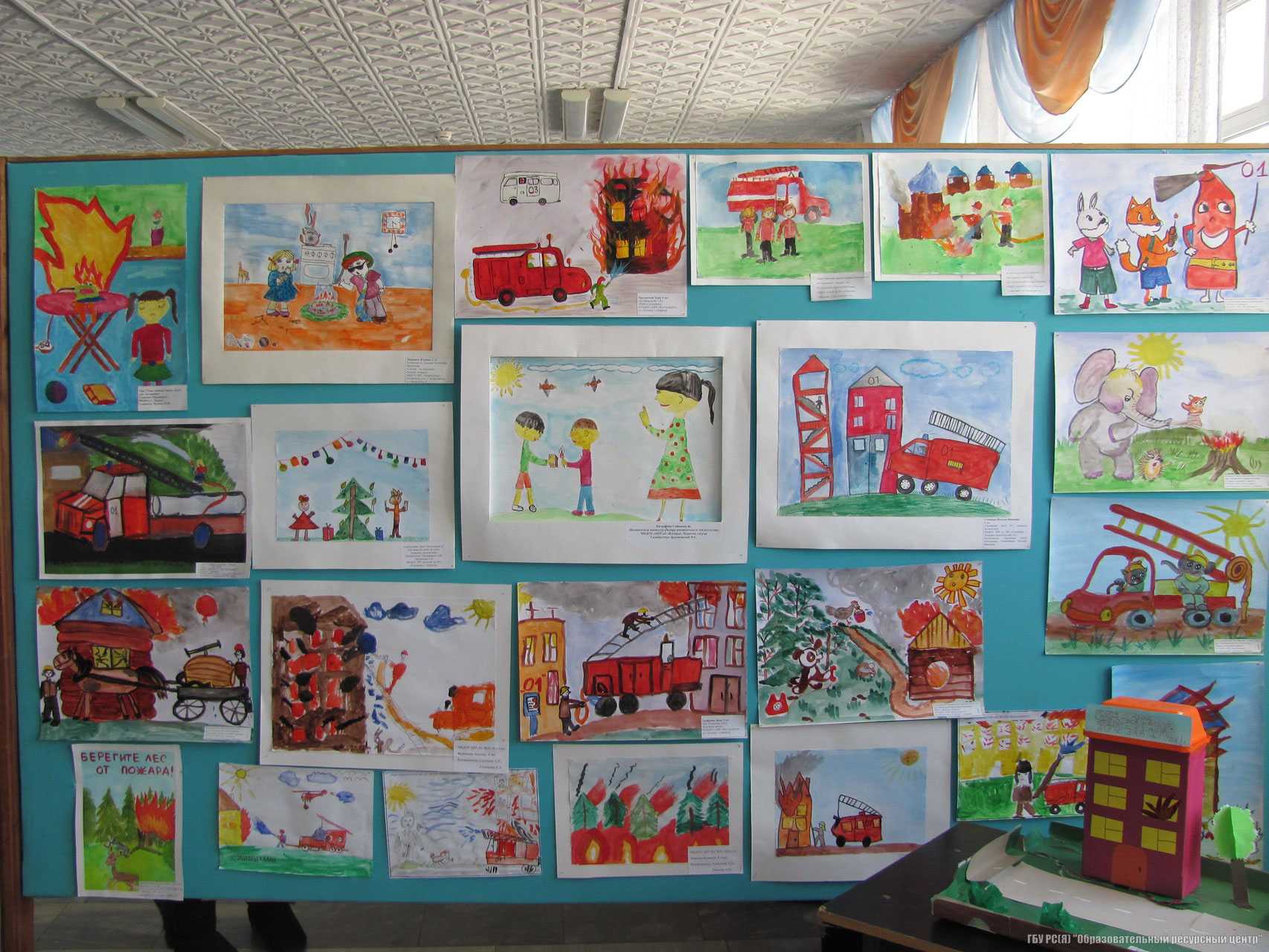 Поделки в детский сад и школу на тему «пожарная безопасность»