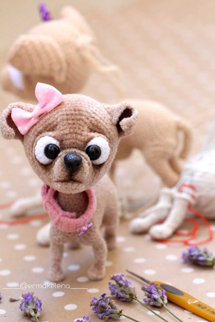 Собака спицами, 23 авторских описания со схемами вязания и видео уроками, вязаные игрушки