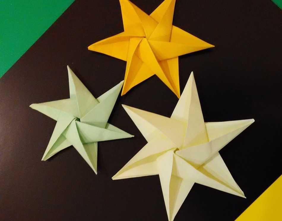 «волшебные звездочки»  — конспект нод по конструированию (оригами) для детей подготовительной к школе группы