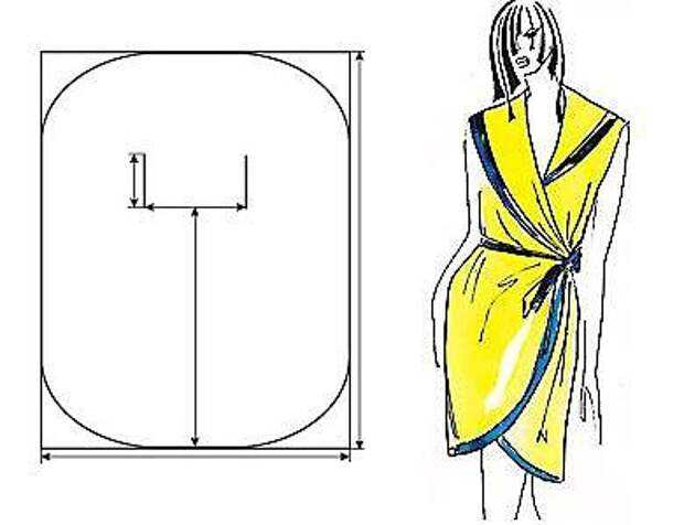 Выкройка для халата: как сшить своими руками для начинающих, легко и просто