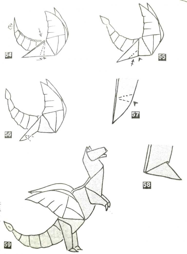 Дракон из бумаги - инструкция, как сделать своими руками (120 фото лучших идей)