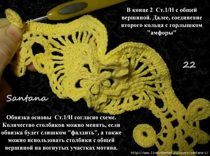 Рельефные салфетки крючком: схемы и описание на русском языке