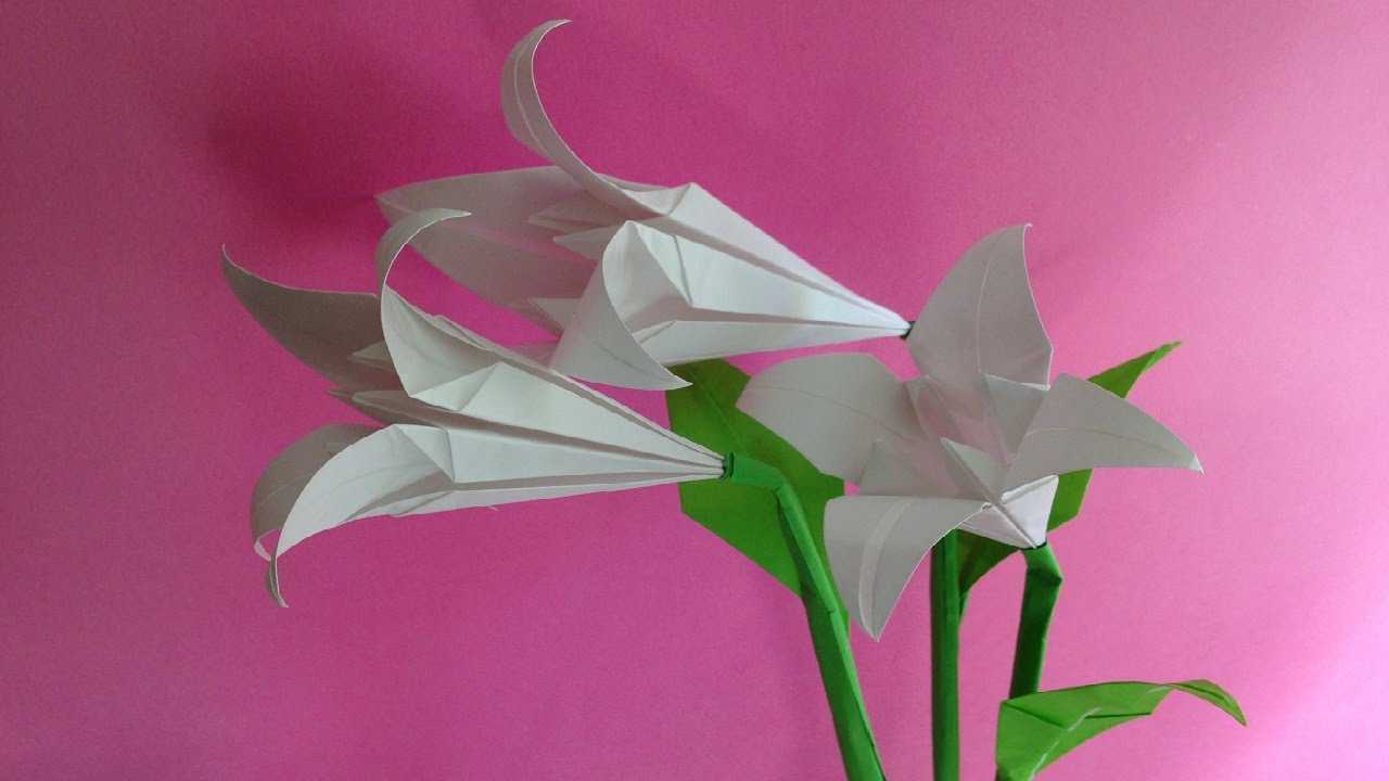 Лилия оригами | страна мастеров