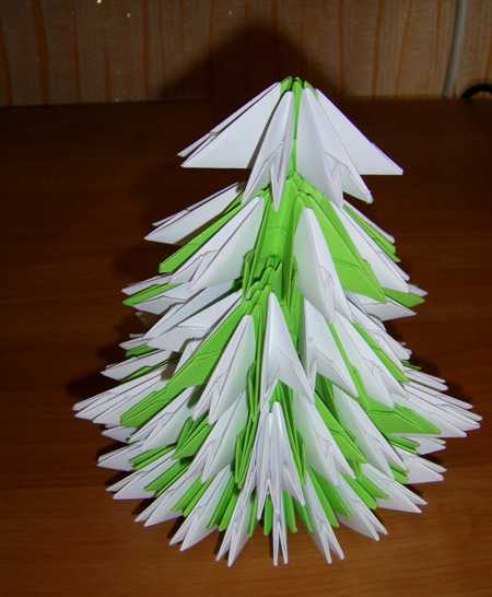 Как сделать оригами елку