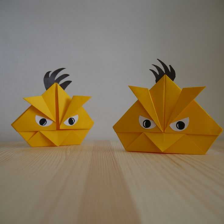 Как сделать оригами птицу - оригами из бумаги