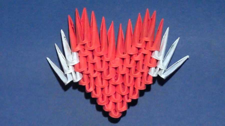 ᐉ оригами. закладка ко дню влюбленных «сердце». - sssr-master.ru