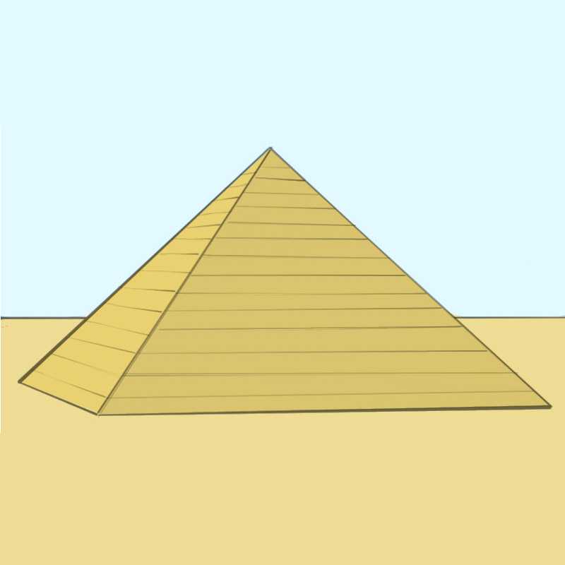 Рисунки пирамиды карандашом – как нарисовать пирамиду карандашом поэтапно?