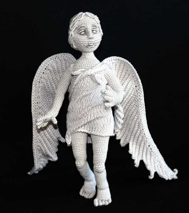 Мк ангела кристалл(голова и манишка), безобразно много пошаговых фото... - вязание - страна мам
